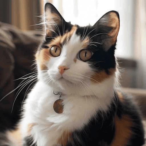 マイペースな三毛猫ミケ